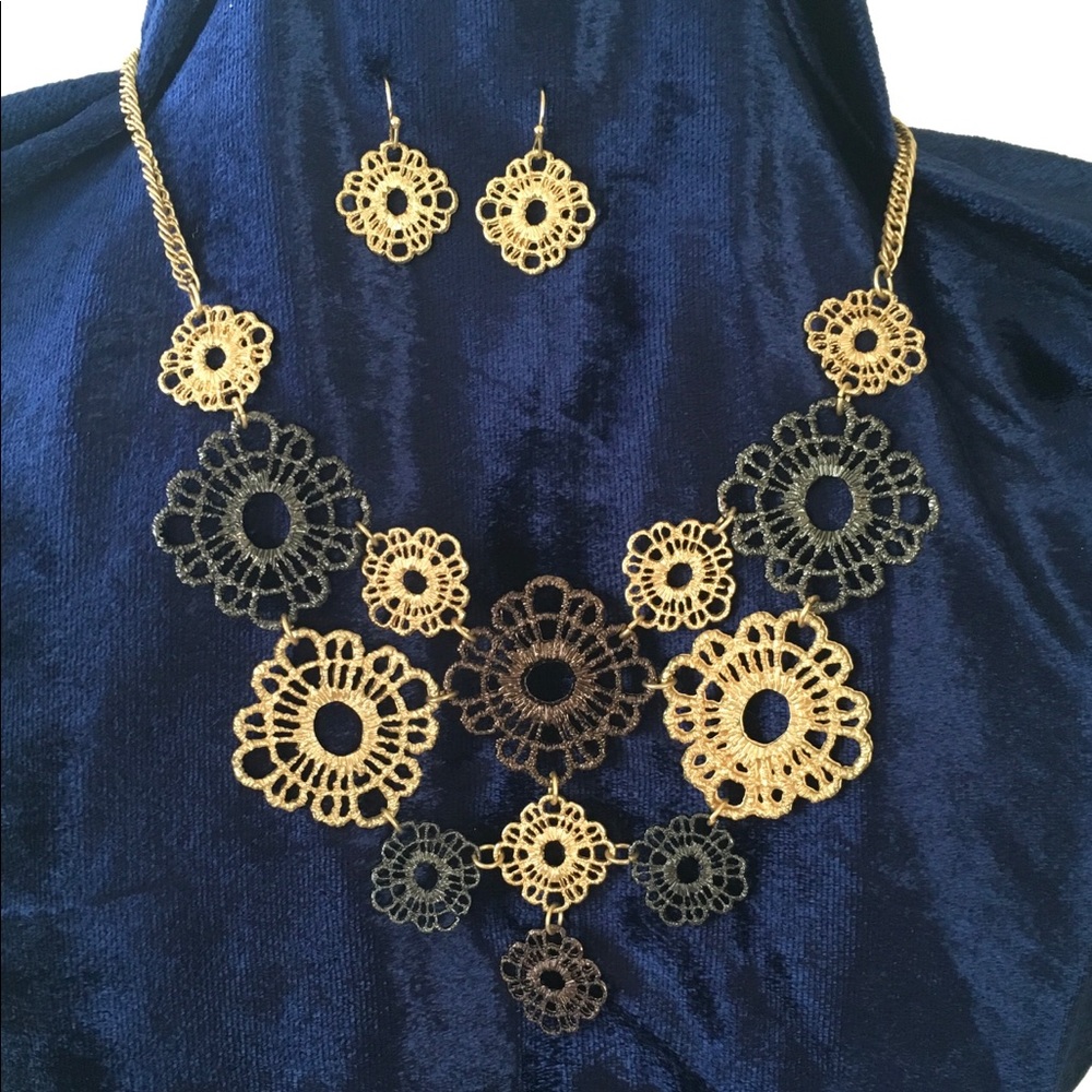 Necklace/earrings set